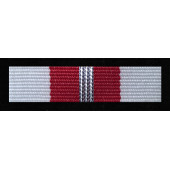Baretka Medal Za Zasługi dla Pożarnictwa - Srebrny (nr prod.53 sr)