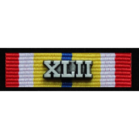 Baretka Medal Pamiątkowy PKW KFOR  XLII zmiana (nr prod. 34C)