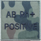 Grupa krwi ABRh+ na mundur polowy wz. 2010 emblemat