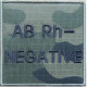 Grupa krwi ABRh- na mundur polowy wz. 2010 emblemat